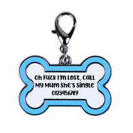 Lost Call Mum She's Single Pet Tag